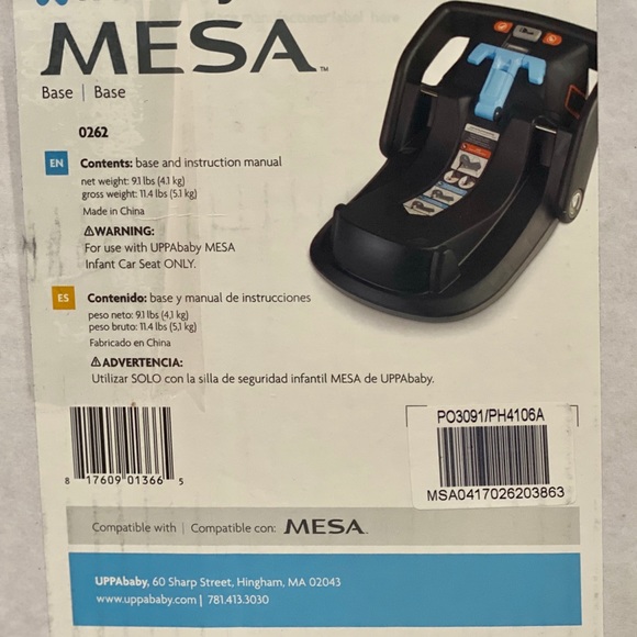 uppababy mesa base used